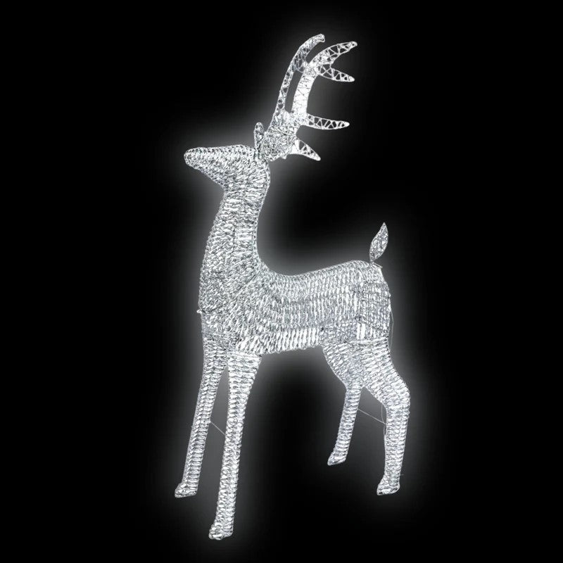 GlitterTwist Reindeer 95cm - Silver LV