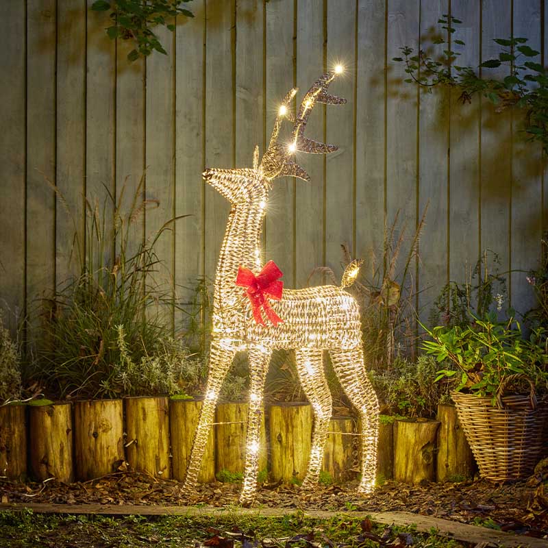 GlitterTwist Reindeer 95cm - Gold LV