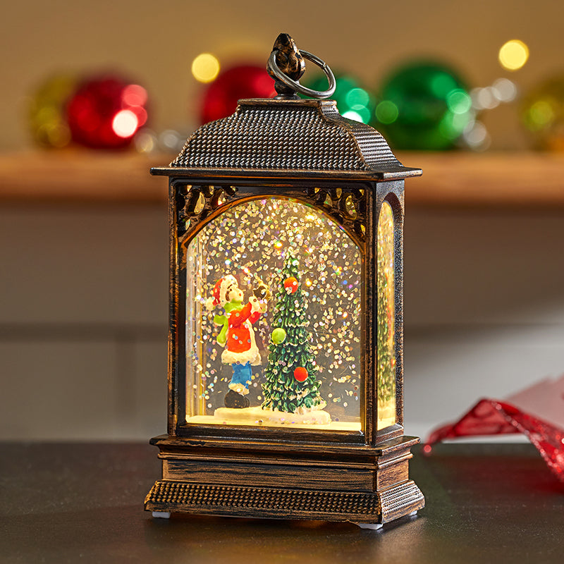 Snow Swirl TreeDecor Lantern