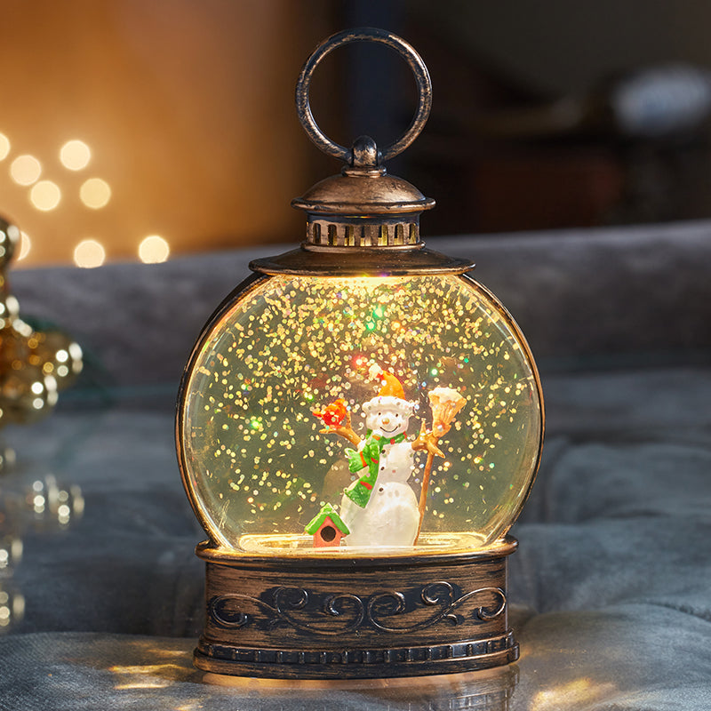 Snow Swirl FrostyDecor Lantern
