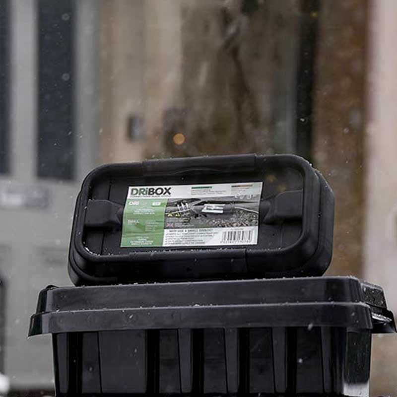 DRiBOX Black Large - Weatherproof Electrical Connection Box