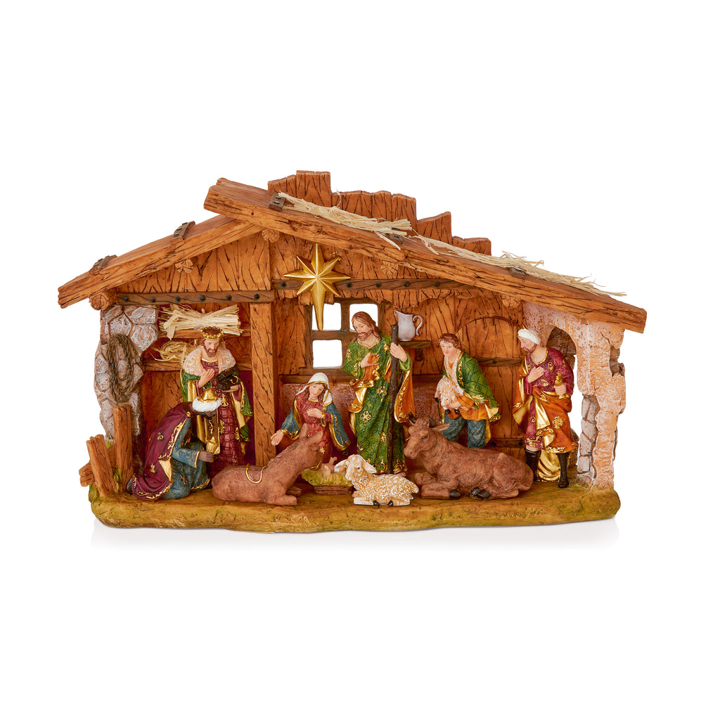 40cm Deluxe Nativity Scene