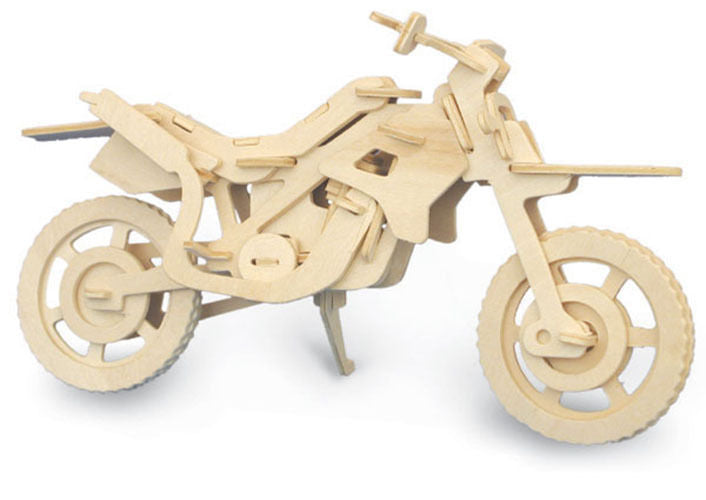 Cross-Country Motorbike Woodcraft Construction Kit