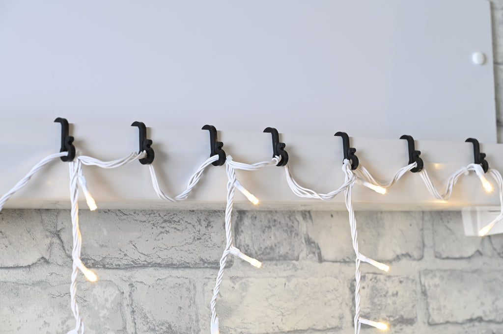 Pack Of 24 Small Gutter Clips - Black