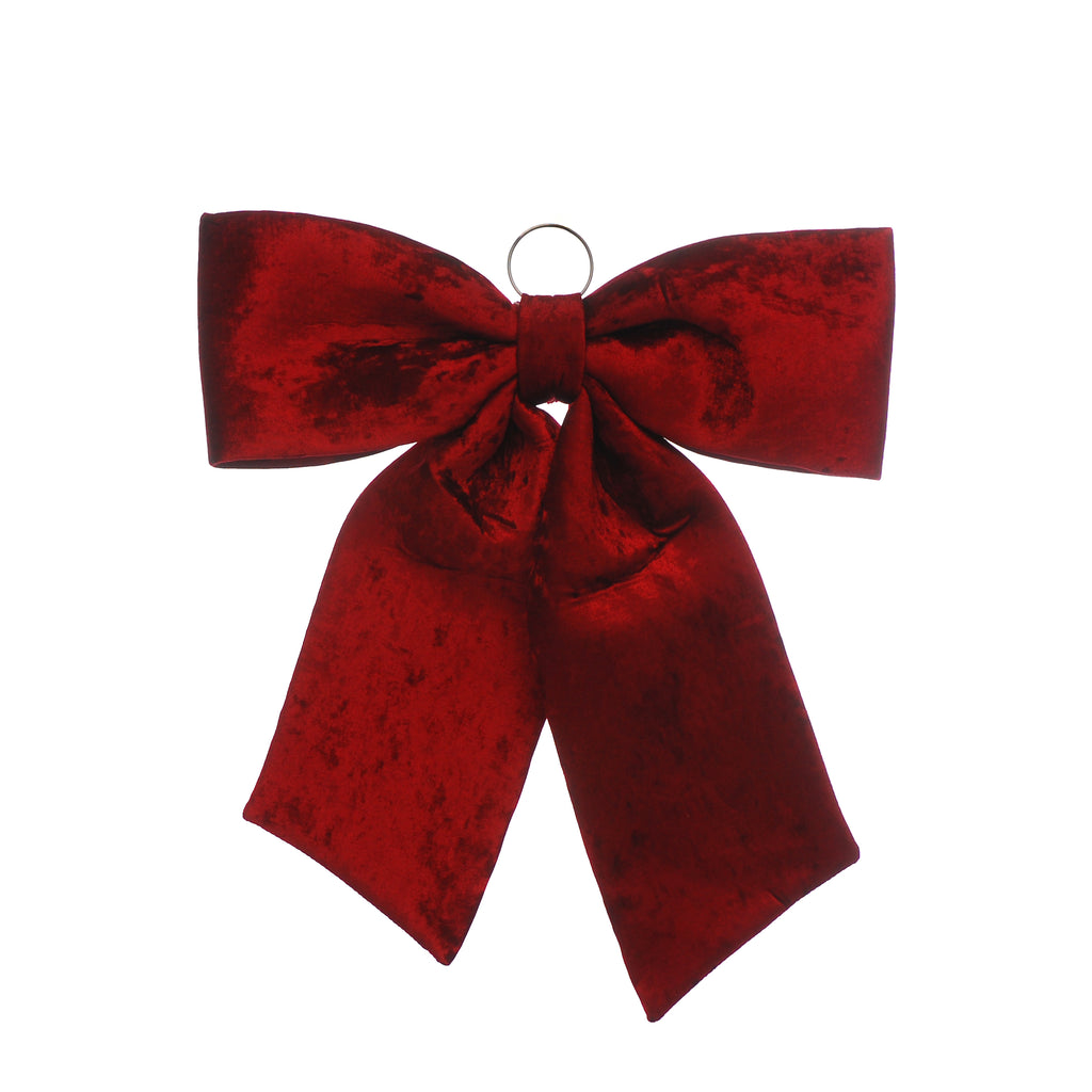 60cm Burgundy Velvet Bow