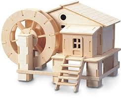 Water-wheel Woodcraft Construction Kit