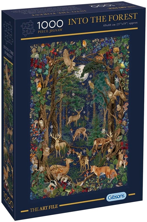 The Art File: Into the Forest - 1000 Piece Jigsaw Puzzle